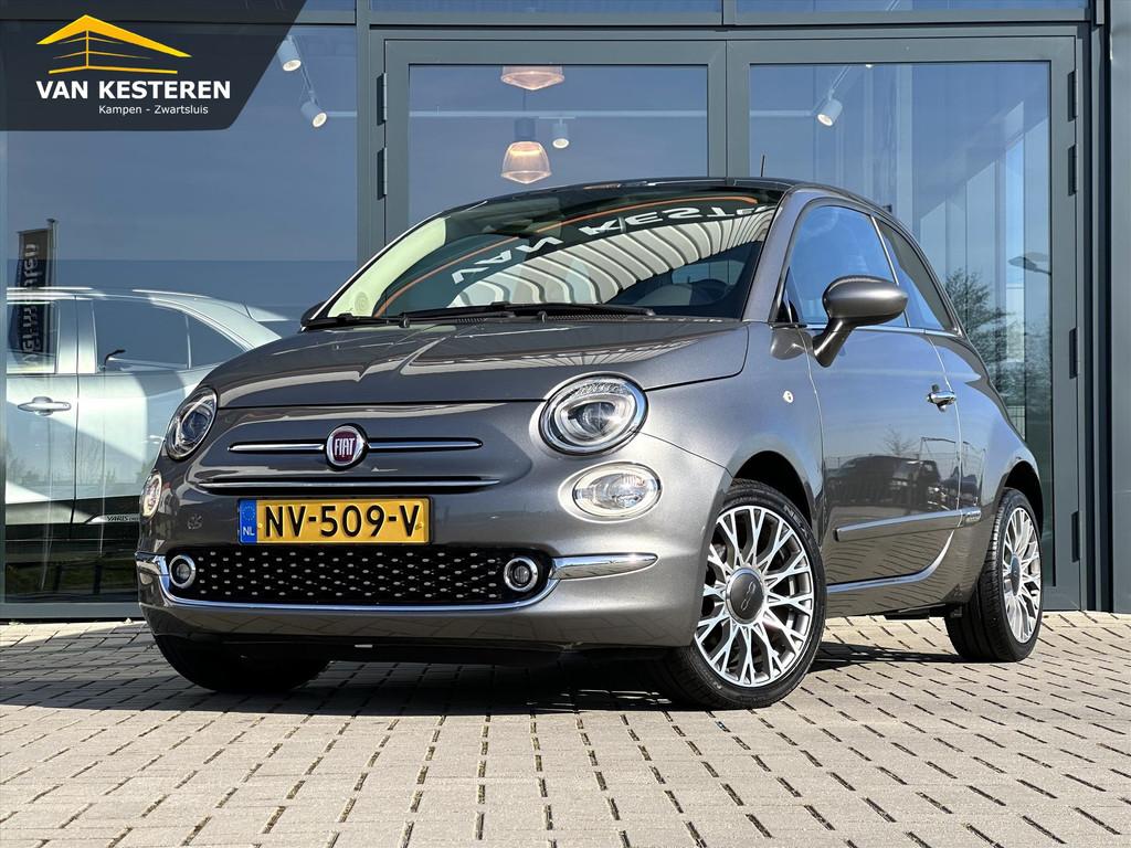 FIAT 500 1.2 69pk Lounge | Pano | Navi | PDC | Cruise C. | D, Stof, Gebruikt, 4 cilinders, 840 kg