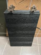 3x ikea besta met scharnier 38x60 cm zwart deur, Ophalen, Gebruikt