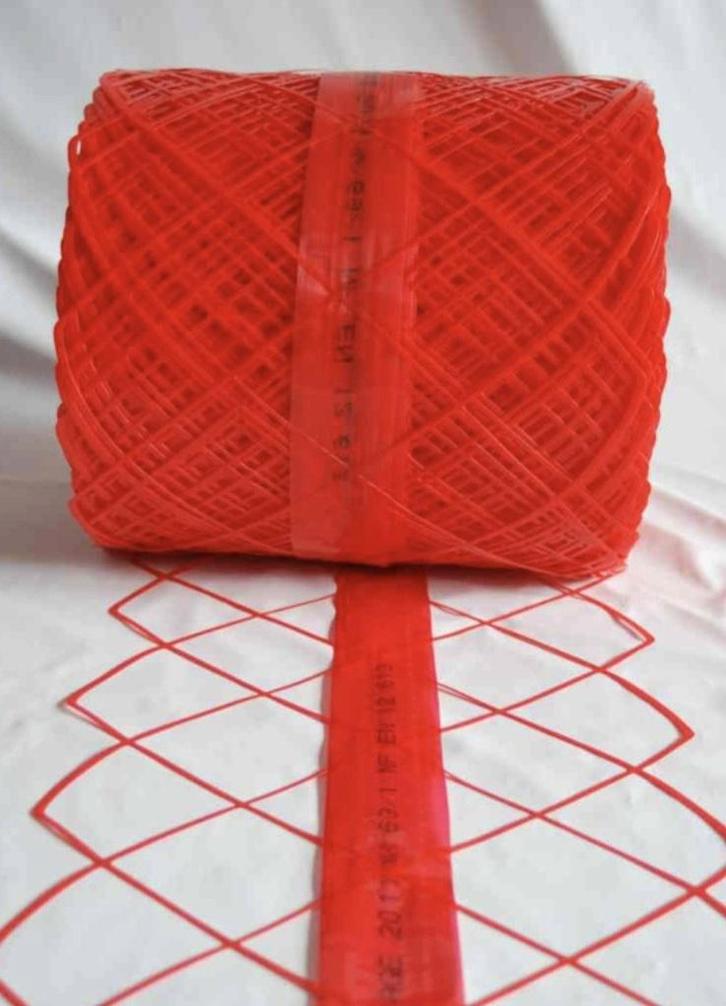 Ondergronds waarschuwingsnet Rood 20 cm x 100 meter nieuw, Tuin en Terras, Grind, Keien en Split, Nieuw, Overige typen, Rood, Overige materialen