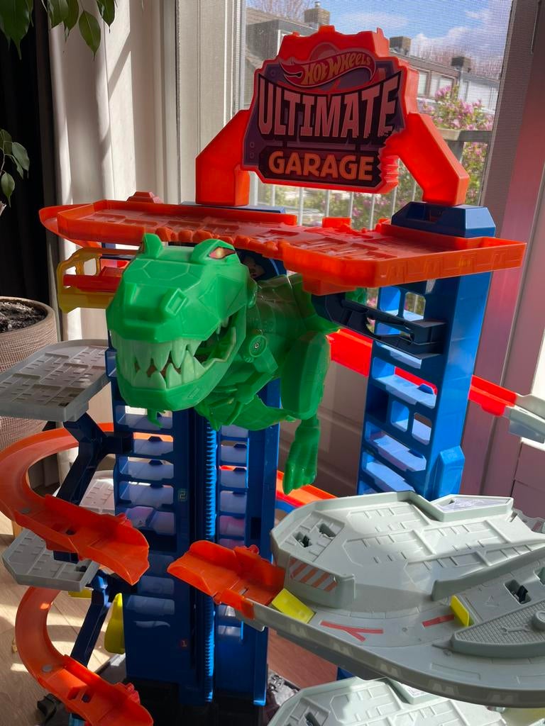 Ultimate garage Hot Wheels, Ophalen, Zo goed als nieuw, Handmatig, Hot Wheels