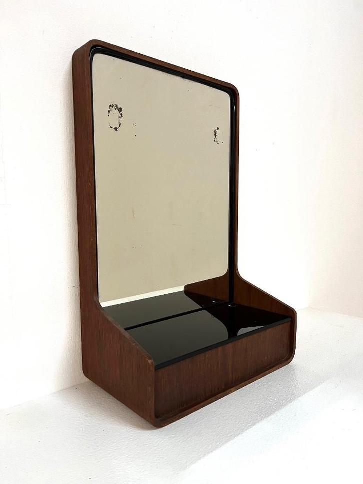 vintage design Euroika spiegel,Friso Kramer voor Auping 1963, Huis en Inrichting, Woonaccessoires | Spiegels, Gebruikt, Minder dan 50 cm