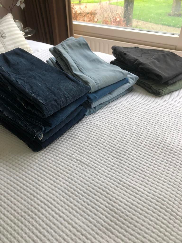 Partij merk spijker broeken mt 26, Ophalen, Zo goed als nieuw, Blauw, W27 (confectie 34) of kleiner