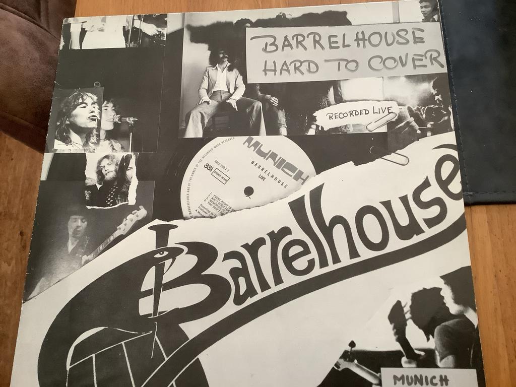 Barrelhouse - Hard to Cover (Live) LP, 1960 tot 1980, Gebruikt, Ophalen of Verzenden, Inclusief binnenhoes