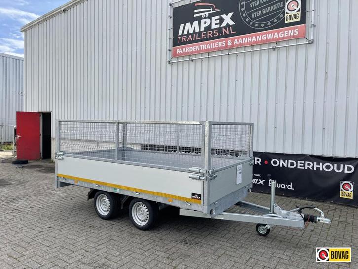 Bij Impex Eduard plateau 330x180cm 2000 kg verlaagd nieuw!!, Auto diversen, Aanhangers en Bagagewagens, Nieuw