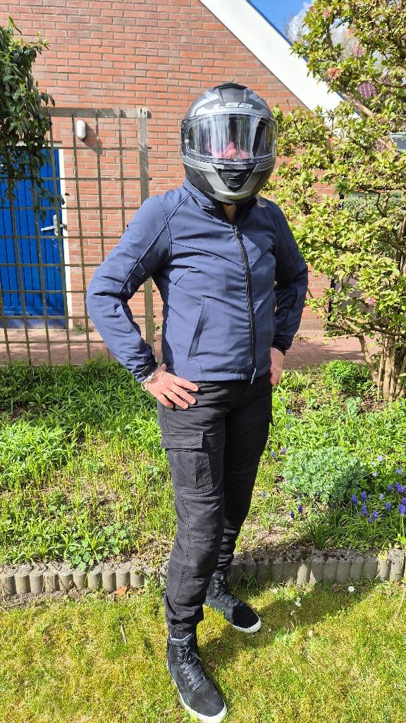 Motorkleding en helm voor 'M' vrouw, Ophalen, Tweedehands, Dames, Jas | textiel