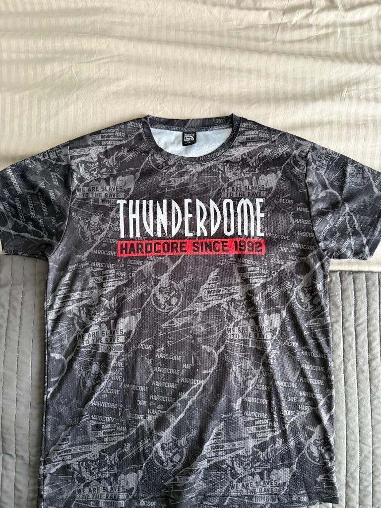 Thunderdome we are slaves to the rave shirt, Ophalen of Verzenden, Nieuw, Maat 56/58 (XL), Zwart