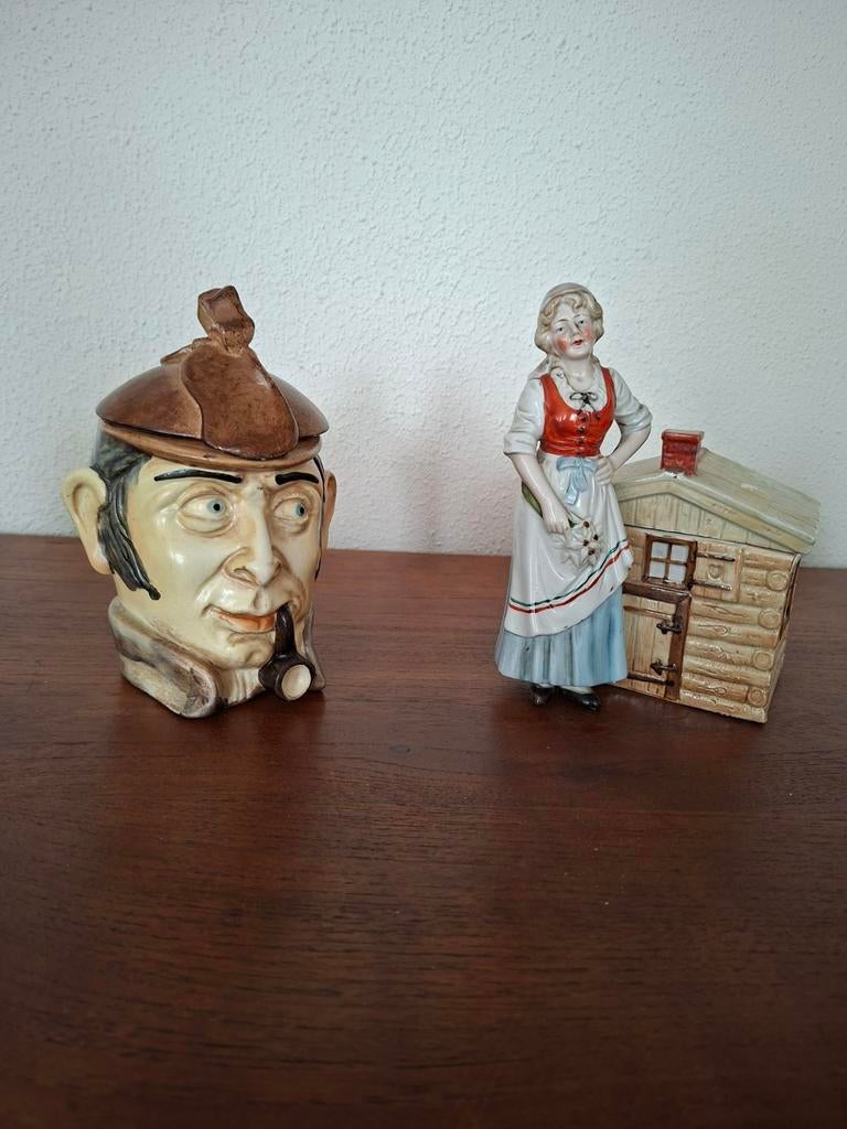 Tabakspotten 4 stuks, zeer oud, Antiek en Kunst, Antiek | Porselein, Ophalen