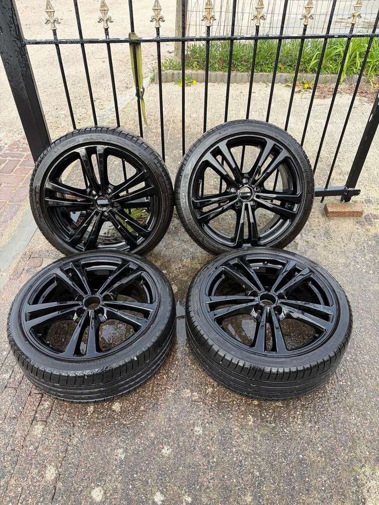 Audi A3 S-Line velgen met Bridgestone banden 5x112 18”, Auto-onderdelen, Banden en Velgen, Ophalen, 18 inch, Gebruikt, Banden en Velgen