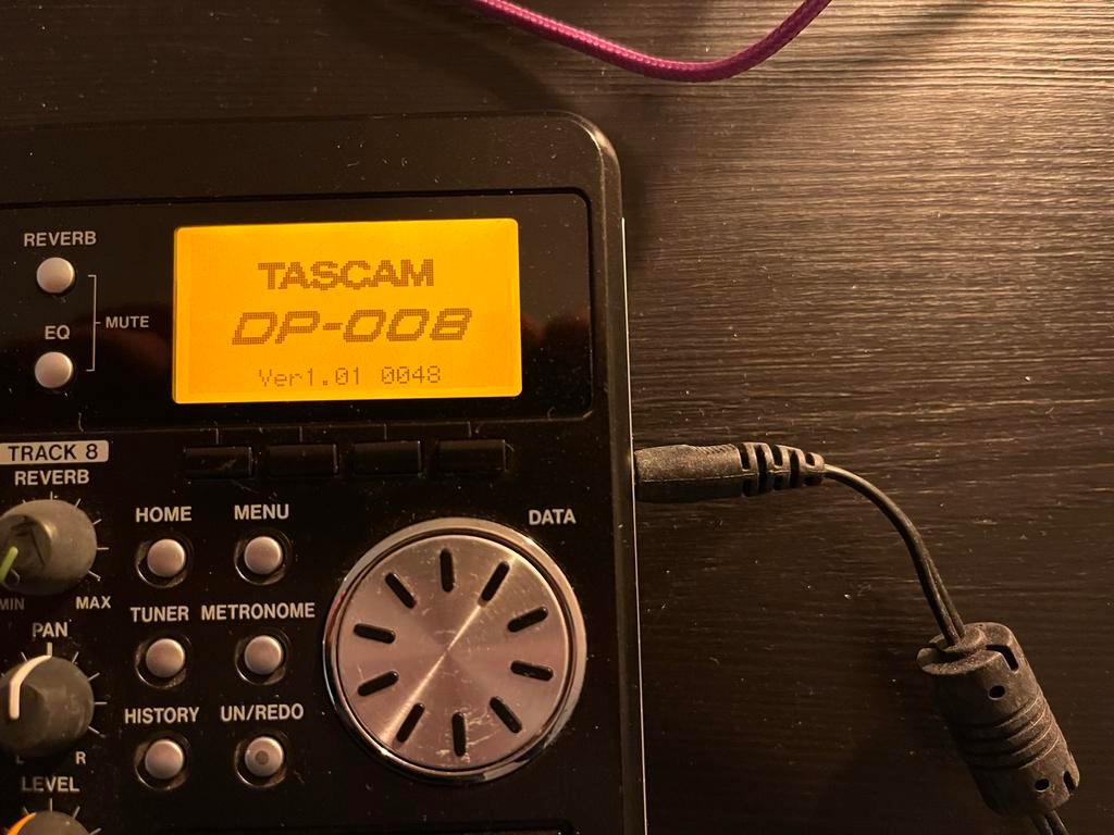 Tascam DP-008 Draagbare 8-sporen Recording Studio, Ophalen of Verzenden, Gebruikt