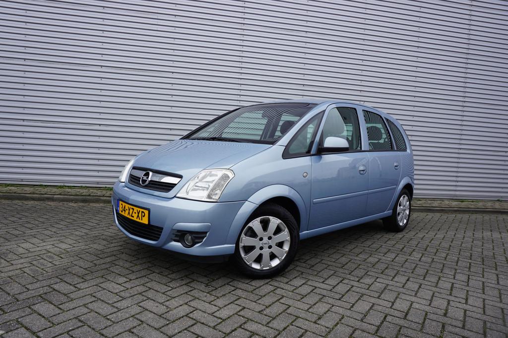Opel Meriva 1.8-16V Temptation Climate / Elektr. ramen / Par, Auto's, Stof, 4 cilinders, Blauw, 1796 cc