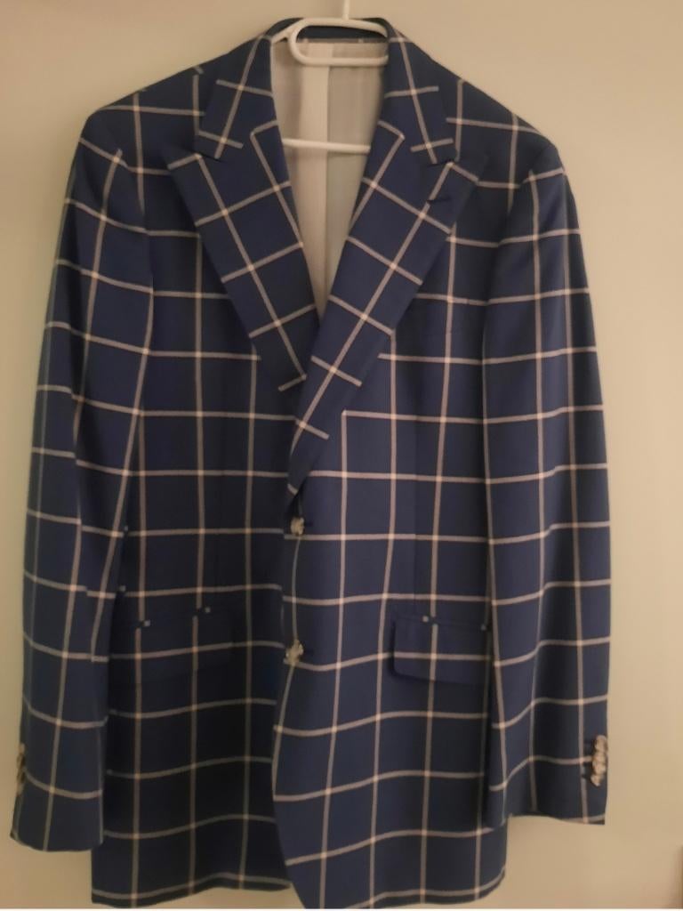 Colbert Suitsupply, Kleding | Heren, Kostuums en Colberts, Maat 52/54 (L), Blauw, Ophalen of Verzenden, Zo goed als nieuw