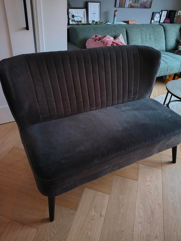 Bank eettafel 120 cm, Ophalen, Gebruikt, Tweepersoons, Minder dan 150 cm