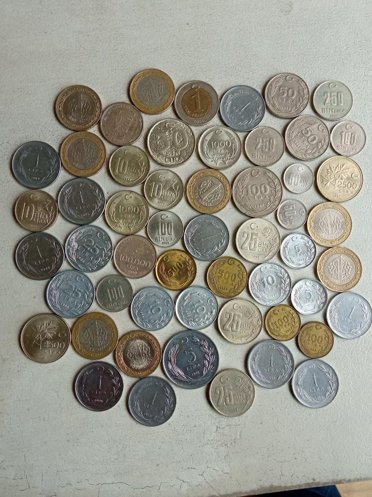 Turkije lot munten., Ophalen of Verzenden, Overige landen, Setje