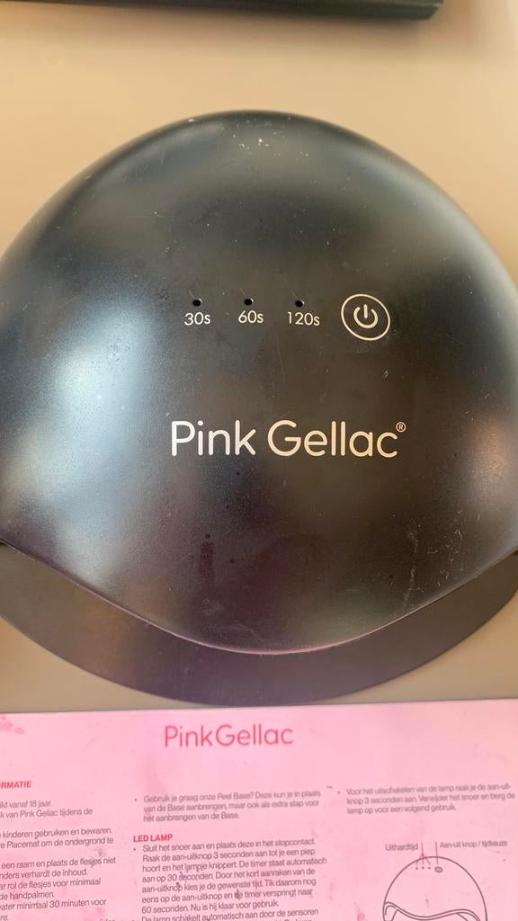 Pink gellak zwarte uv lamp, Sieraden, Tassen en Uiterlijk, Uiterlijk | Cosmetica en Make-up, Ophalen of Verzenden, Zo goed als nieuw