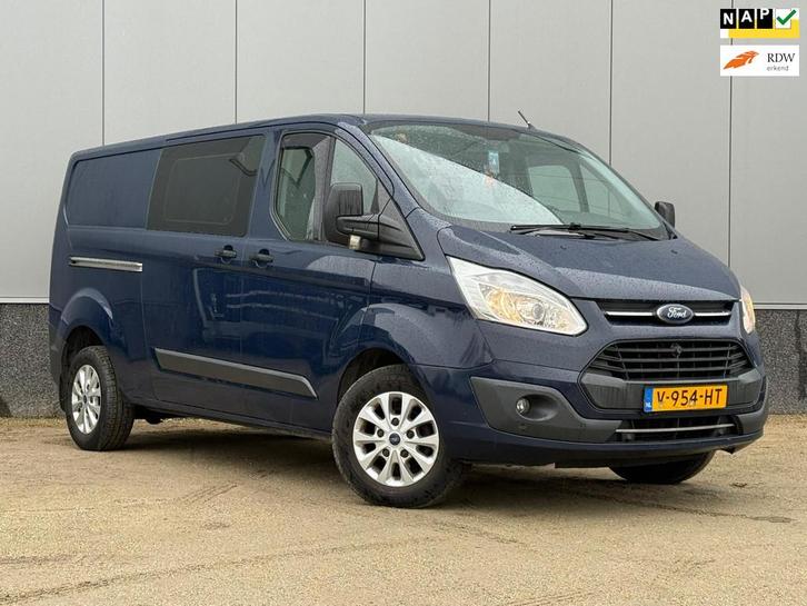 Ford Transit Custom 290 2.0 TDCI L2H1 Trend DC 2017 euro6, Auto's, Bestelauto's, Bedrijf, Te koop, ABS, Achteruitrijcamera, Adaptive Cruise Control