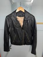 Gipsy (by Mauritius) biker leren jas met mooie binnenkant, Ophalen of Verzenden, Gedragen, Maat 38/40 (M), Zwart