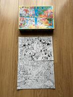 4-in-1 Puzzel & Kleurplaten Set: 2 Puzzels, 2 Kleurplaten, Ophalen of Verzenden, Meer dan 50 stukjes, Gebruikt, 4 tot 6 jaar