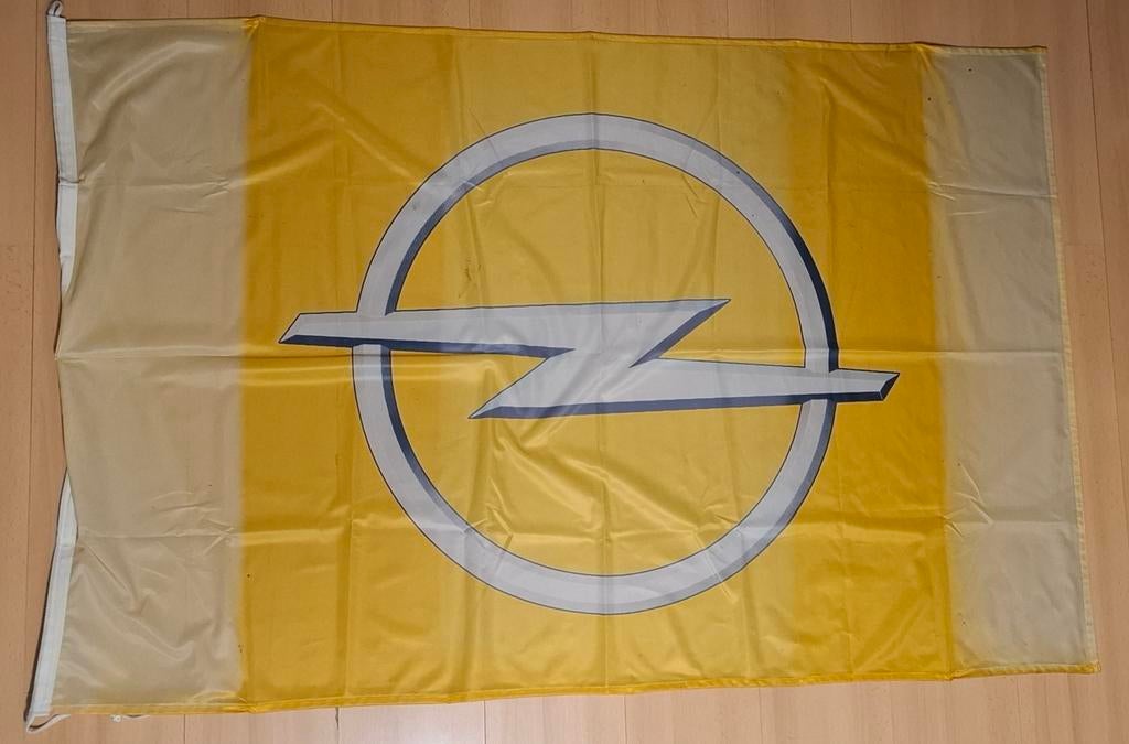 Originele Opel dealer vlag, Ophalen of Verzenden, Reclamebord