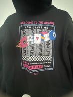 Amy&Ivy Hoody Zwart met Pixel Hartje en Gaming Print, Kleding | Dames, Ophalen of Verzenden, Gedragen, Maat 38/40 (M), Zwart