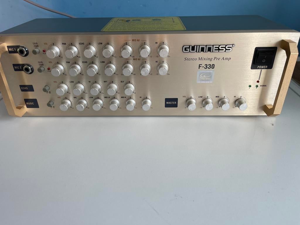 Guinness Stereo Mixing Pre Am F-330, Ophalen, Zo goed als nieuw, Multi-effect