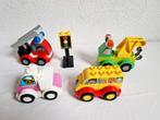 Duplo creatieve auto's sleepwagen bus brandweerwagen, Ophalen of Verzenden, Zo goed als nieuw, Duplo