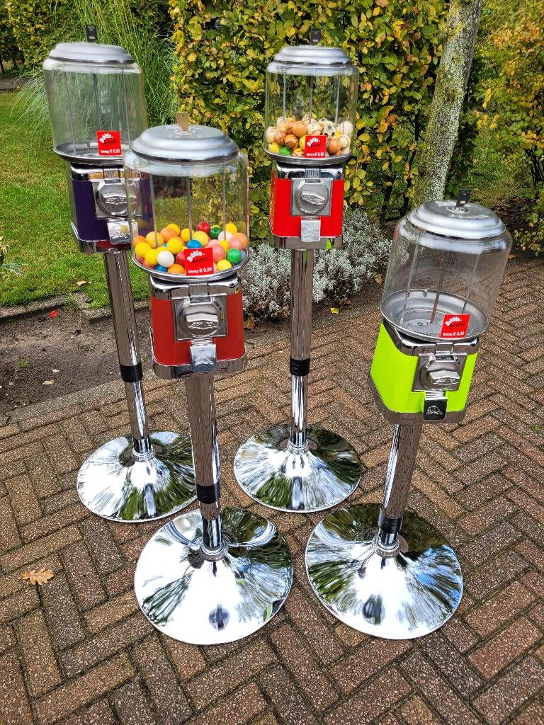 BEAVER kauwgomballen automaten op poot retro sixties fifties, Verzamelen, Automaten | Overige, Ophalen