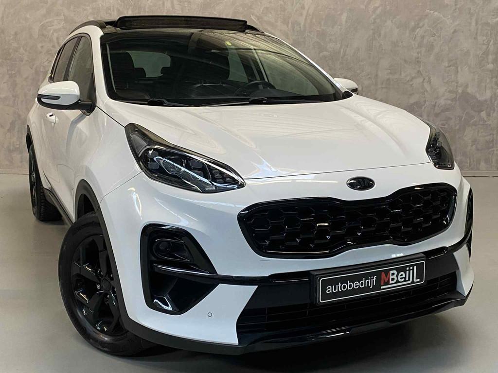 Kia Sportage 1.6 T-GDI Black Edition /Pano /Camera /Automaat, Auto's, 15 km/l, Gebruikt, 4 cilinders, Wit