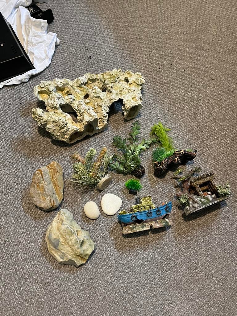 Aquariumdecoratie, Dieren en Toebehoren, Ophalen of Verzenden, Zo goed als nieuw, Plant(en), Steen of Hout