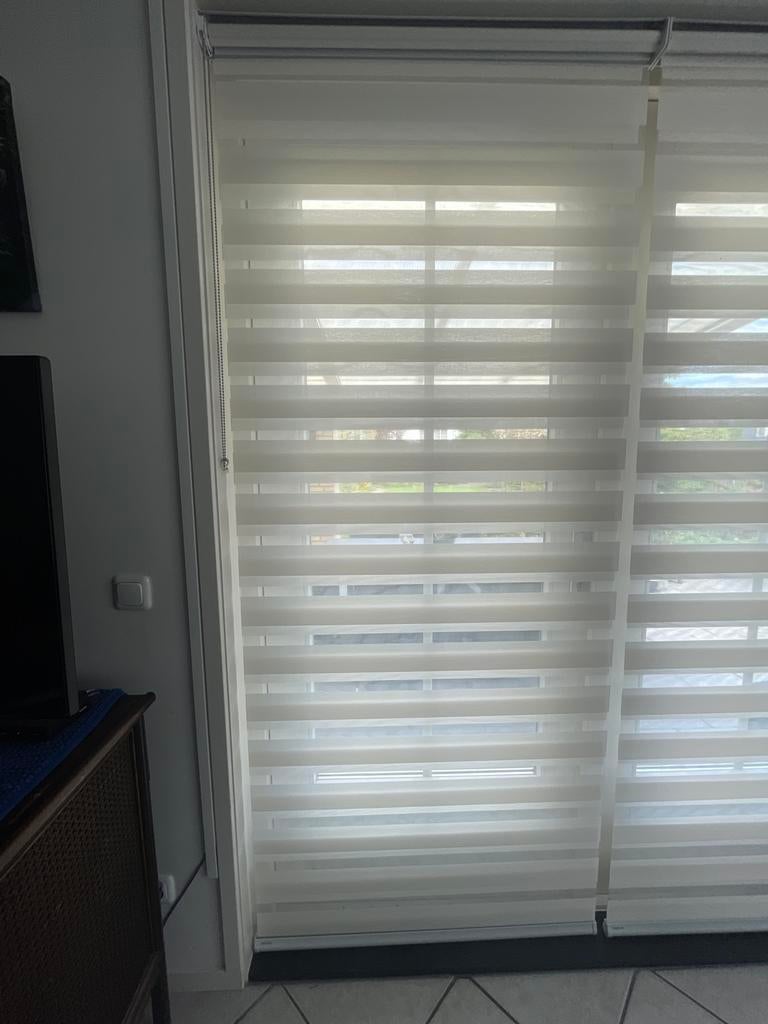 2x veneta rolgordijn 93,5 x 220 cm, Ophalen, Crème, 200 cm of meer, Nieuw