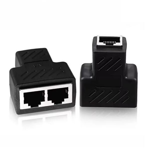 Ethernet RJ45 Cat 5 Cat 6 Kabel Splitter Extender Koppelstuk, Computers en Software, Pc- en Netwerkkabels, Nieuw, Ophalen of Verzenden