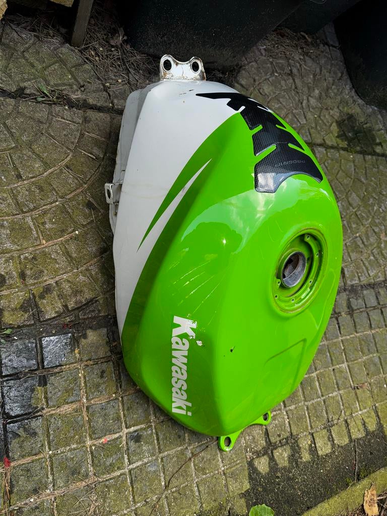 Kawasaki ZX6R Benzinetank (1994-1997) - Groen/Wit, Ophalen of Verzenden, Gebruikt