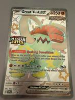 Great tusk ex promo jumbo kaart, Hobby en Vrije tijd, Verzamelkaartspellen | Pokémon, Ophalen of Verzenden, Zo goed als nieuw