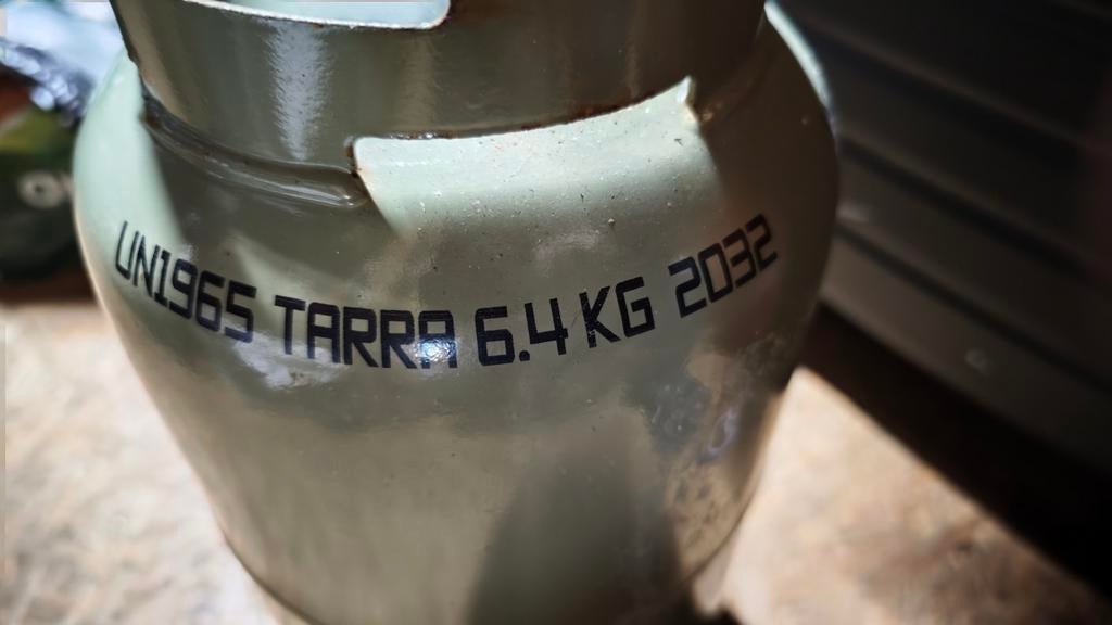 Gekeurde Hervulbare Camping Gasfles (Duitse Versie) Vol, Ophalen of Verzenden