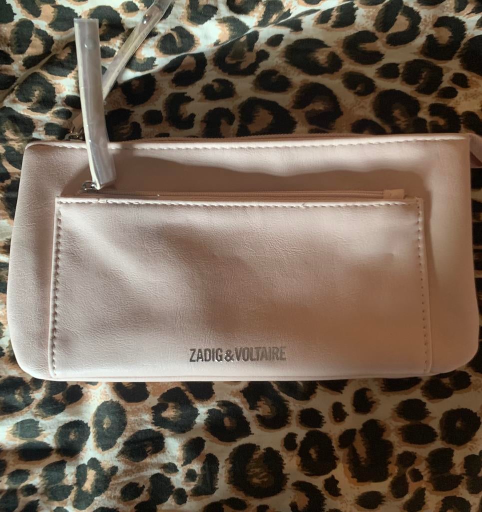 Zadig & Voltaire pouch nieuw, Ophalen of Verzenden, Nieuw, Roze, Dame