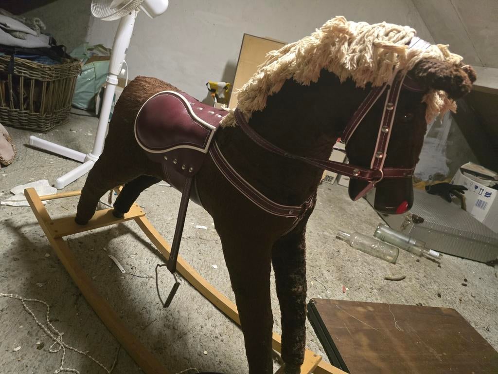 Vintage hobbelpaard, Ophalen of Verzenden