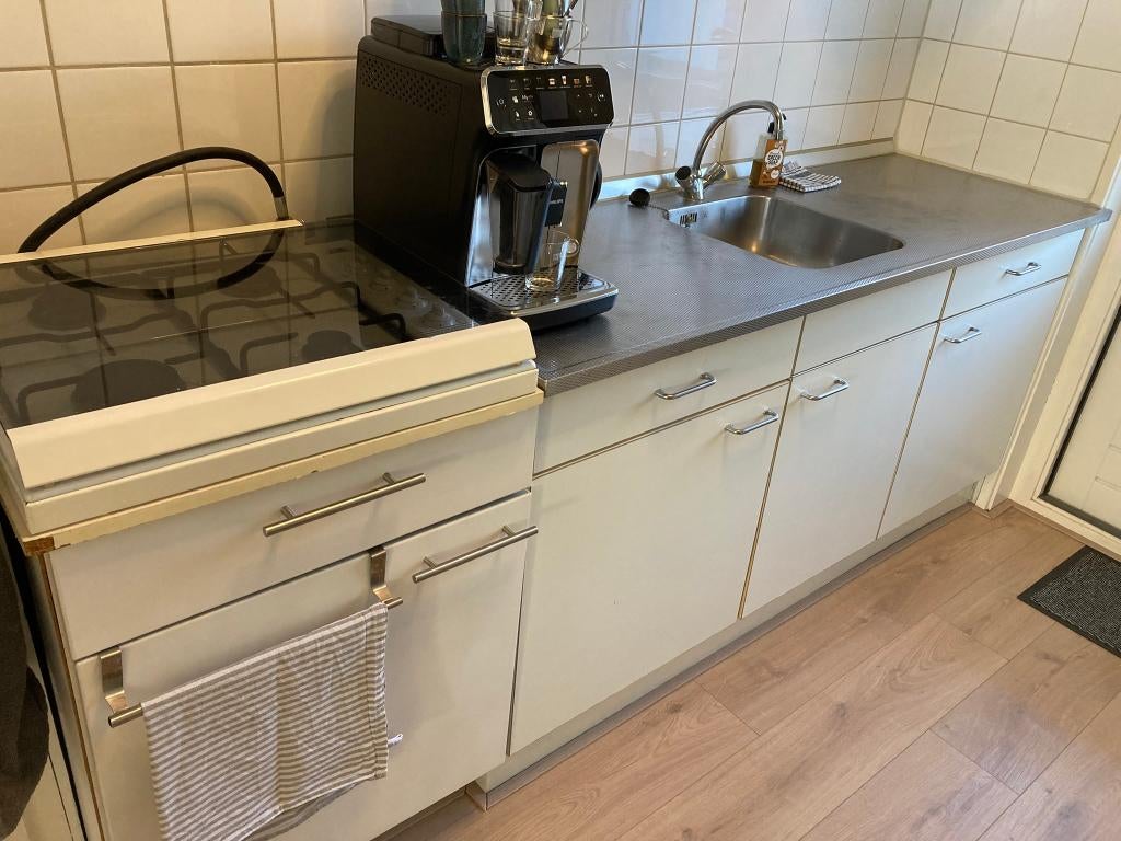 Eenvoudig keukenblok in goede staat, Ophalen, Gebruikt, Wit, Enkelwandige keuken