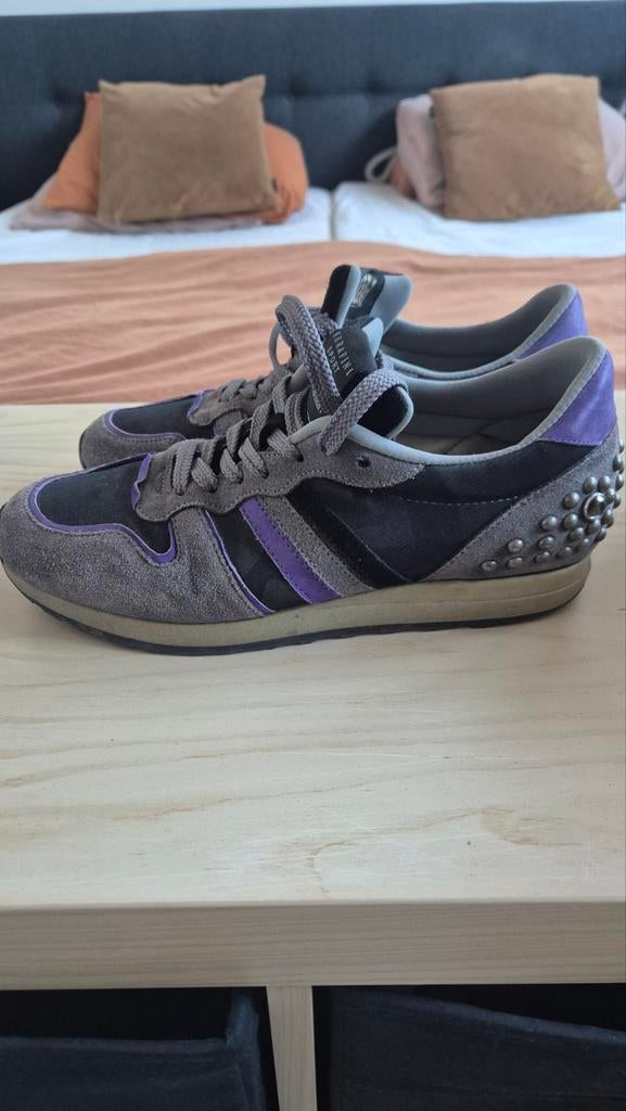 Serafini Sport Gold Edition Sneakers met studs, Kleding | Dames, Schoenen, Ophalen of Verzenden, Grijs, Gedragen, Sneakers of Gympen