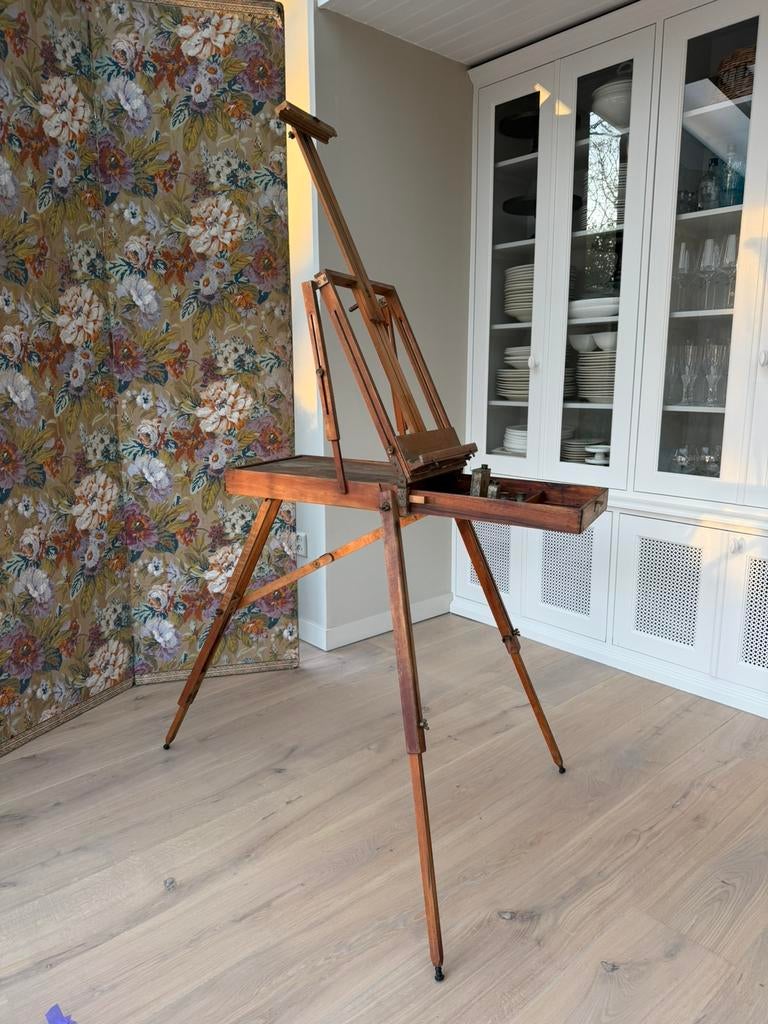 Brocant Franse schildersezel, Ophalen of Verzenden