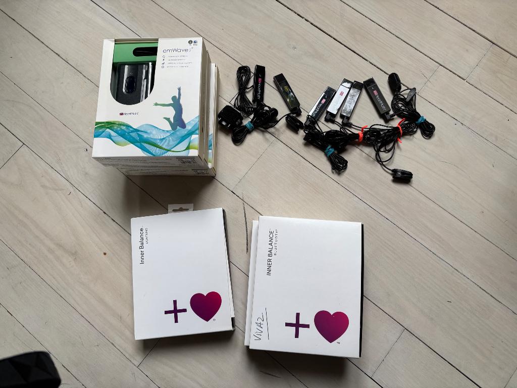 Heartmath sensoren voor laptop en mobiele tel, Ophalen, Nieuw, Meerdere media, Persoonlijke verzorging