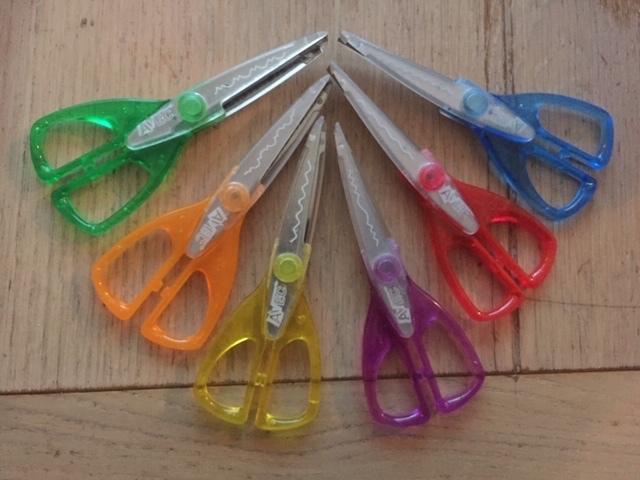 6 figuur scharen, Ophalen of Verzenden, Zo goed als nieuw, Gereedschap of Toebehoren