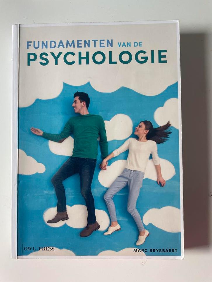 Fundamenten van de Psychologie - Marc Brysbaert, Boeken, Psychologie, Gelezen, Overige onderwerpen, Ophalen of Verzenden