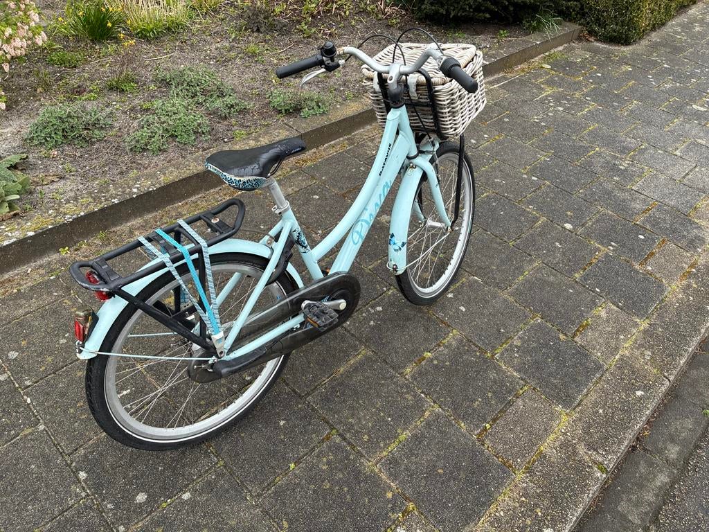 Batavus Diva Meisjesfiets 24 inch met mandje, Fietsen en Brommers, Ophalen, Gebruikt, 24 inch, Handrem