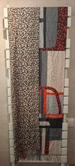 Zachte Dames Sjaal Luipaard & Geometrisch Print 220x70cm, Kleding | Dames, Mutsen, Sjaals en Handschoenen, Maat 46/48 (XL) of groter