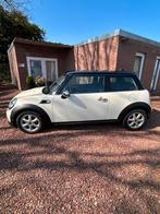 Mini 1.6 ONE 55KW 2013 kite white, Auto's, Voorwielaandrijving, Stof, 74 pk, Zwart