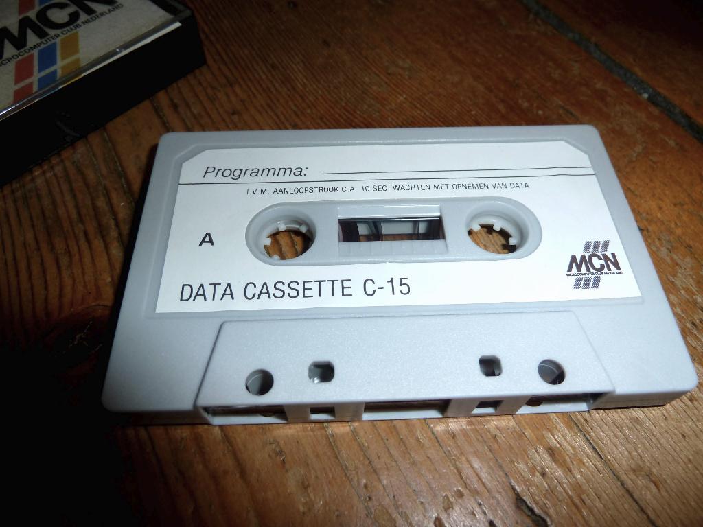 casssette MCN Data Cassette DC-15, Ophalen of Verzenden, Zo goed als nieuw, Pop, 1 bandje