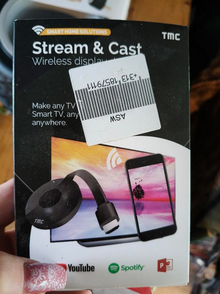 TMC Stream & Cast Wireless Display Adapter, Ophalen of Verzenden, Nieuw