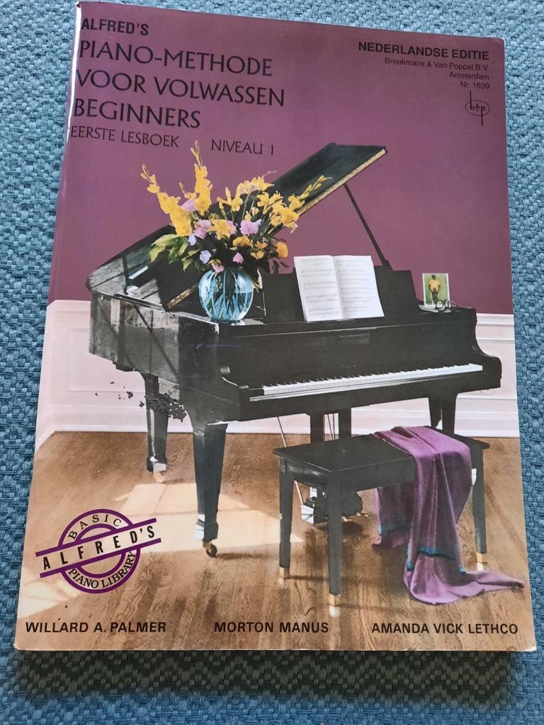 Alfred's Pianomethode voor Volwassen Beginners - Nieuwstaat, Muziek en Instrumenten, Bladmuziek, Overige genres, Les of Cursus