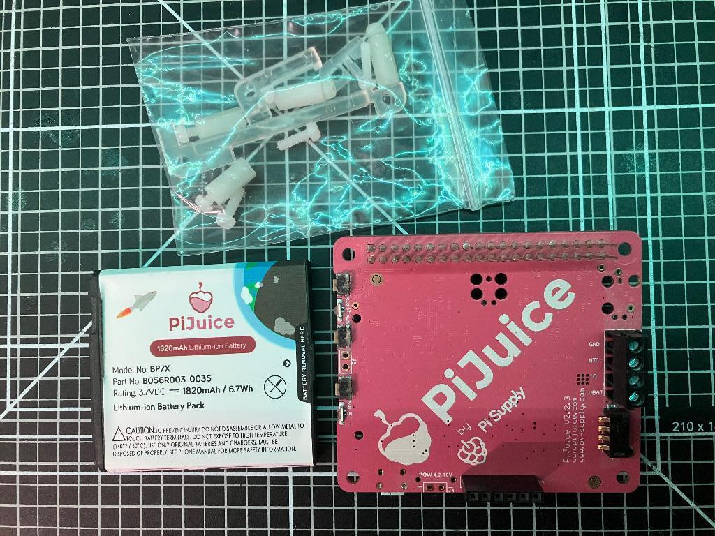PiJuice HAT Raspberry Pi Battery Module, Ophalen of Verzenden, Zo goed als nieuw