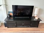 Tv meubel zwart met 4 schuifdeurtjes, Ophalen, Zo goed als nieuw, 200 cm of meer, Minder dan 100 cm