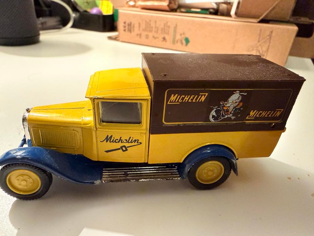 Citroen C4F 1930 Michelin modelauto, Overige merken, Gebruikt, 1:32 tot 1:50, Ophalen of Verzenden